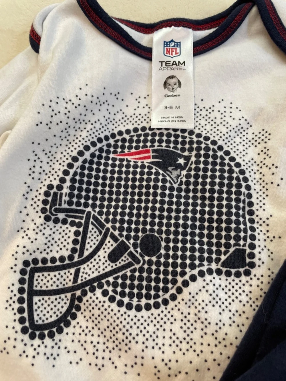 New England patriots baby set